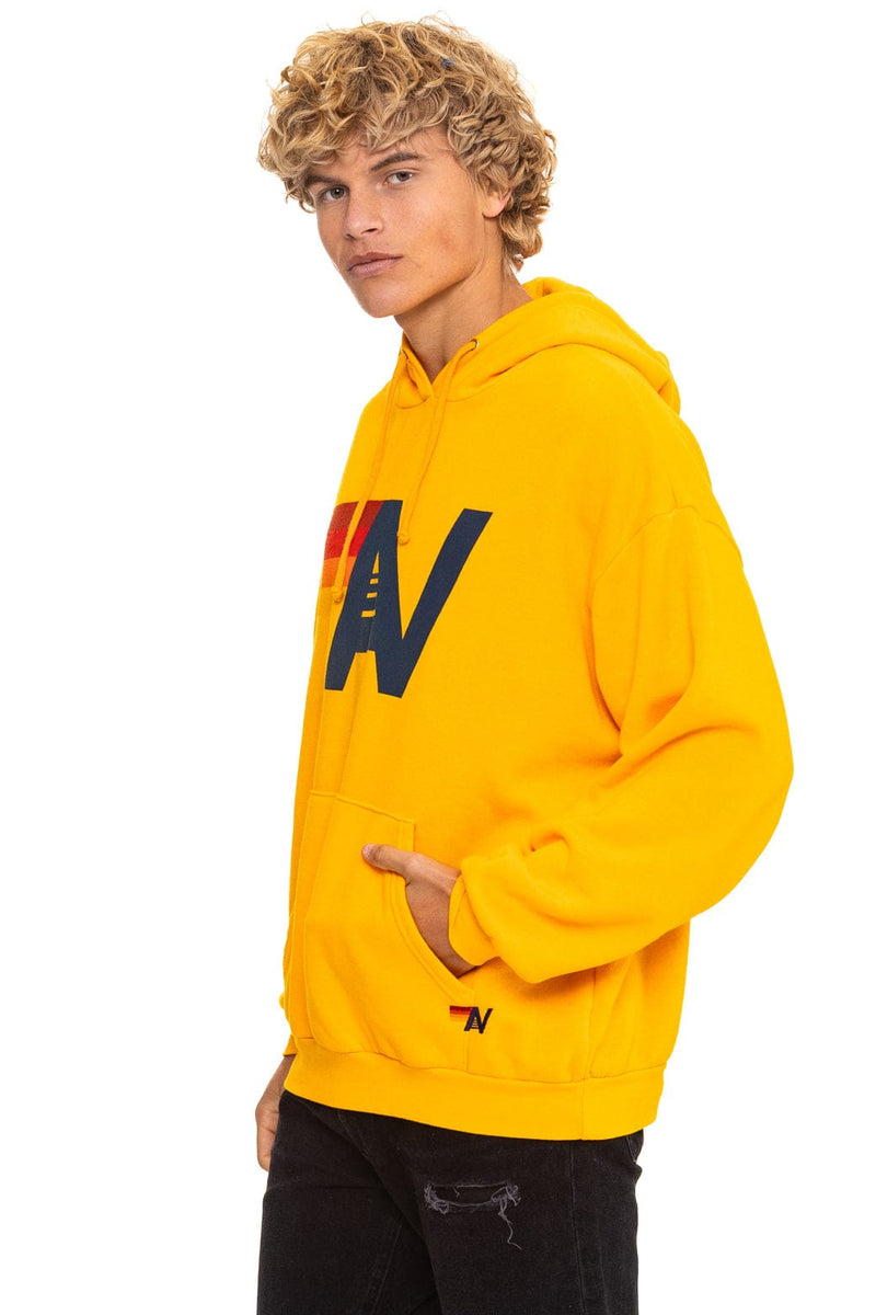 Aviator Nation - Logo Pullover Relaxed Hoodie - Gold