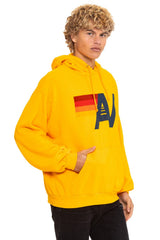 Aviator Nation - Logo Pullover Relaxed Hoodie - Gold