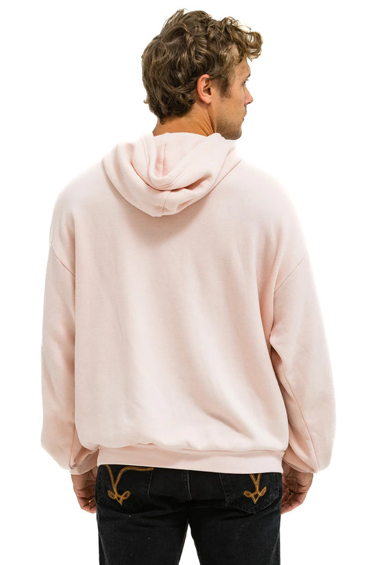 Aviator Nation - Logo Pullover Relaxed Hoodie - Light Pink