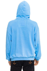 Aviator Nation - Mountain Stitch Chevron Pullover Hoodie Relaxed - Sky