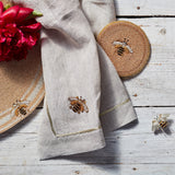 Stripey bee coasters