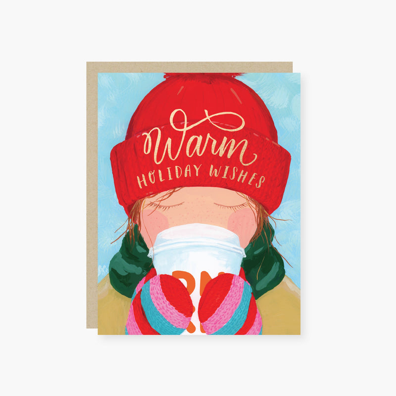 Warm Holiday Wishes New England Holiday Card