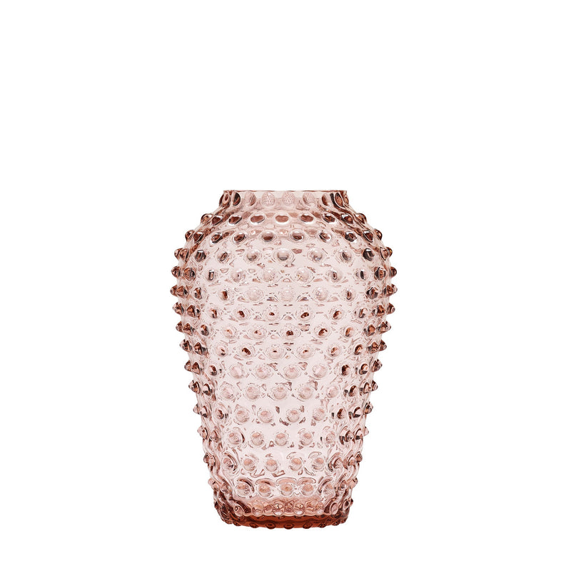 Hobnail Vase - Barrel - Night Iris