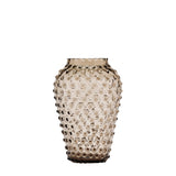 Hobnail Vase - Barrel - Smoky Amaro