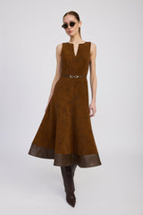 En Saison - Eloise Midi Dress - Brown