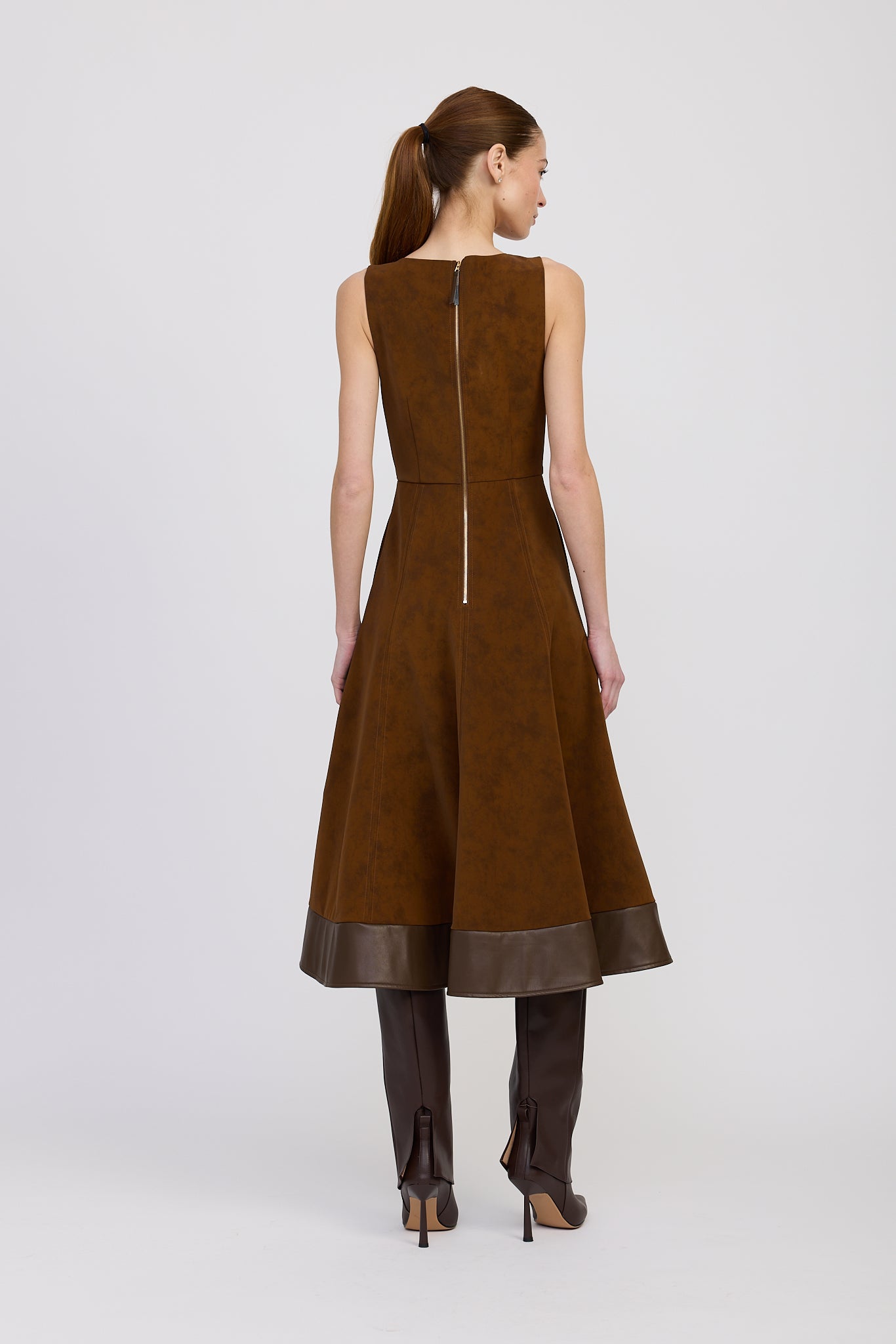 En Saison - Eloise Midi Dress - Brown