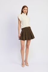 En Saison - Miller Mini Skirt - Brown