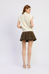 En Saison - Miller Mini Skirt - Brown