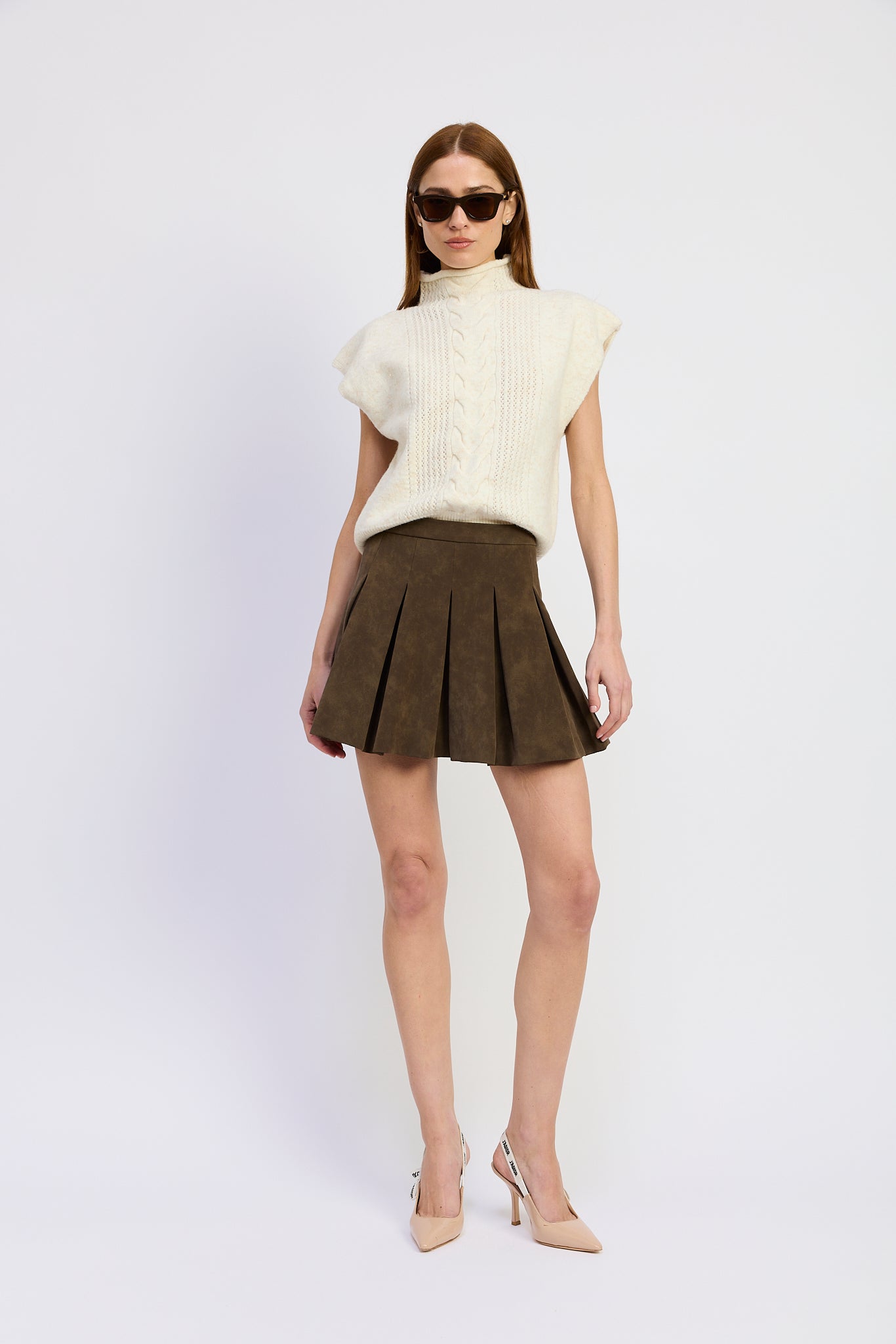 En Saison - Miller Mini Skirt - Brown