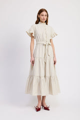 En Saison - Azra Maxi Dress - Ivory Navy