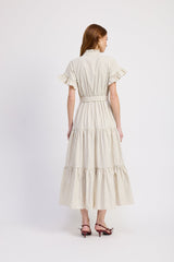 En Saison - Azra Maxi Dress - Ivory Navy
