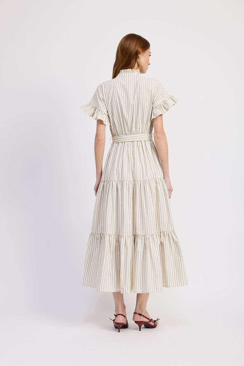 En Saison - Azra Maxi Dress - Ivory Navy