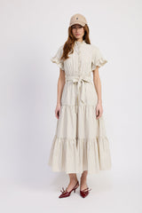 En Saison - Azra Maxi Dress - Ivory Navy