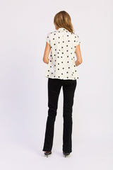 En Saison - Elara Top - Ivory Black