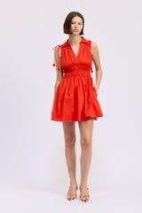 En Saison - Emerson Mini Dress - Cherry Tomato