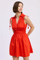 En Saison - Emerson Mini Dress - Cherry Tomato