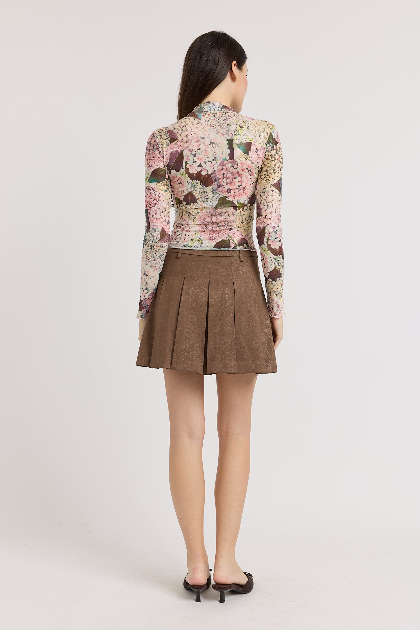 En Saison - Kelsey Mesh Top - Blush Multi