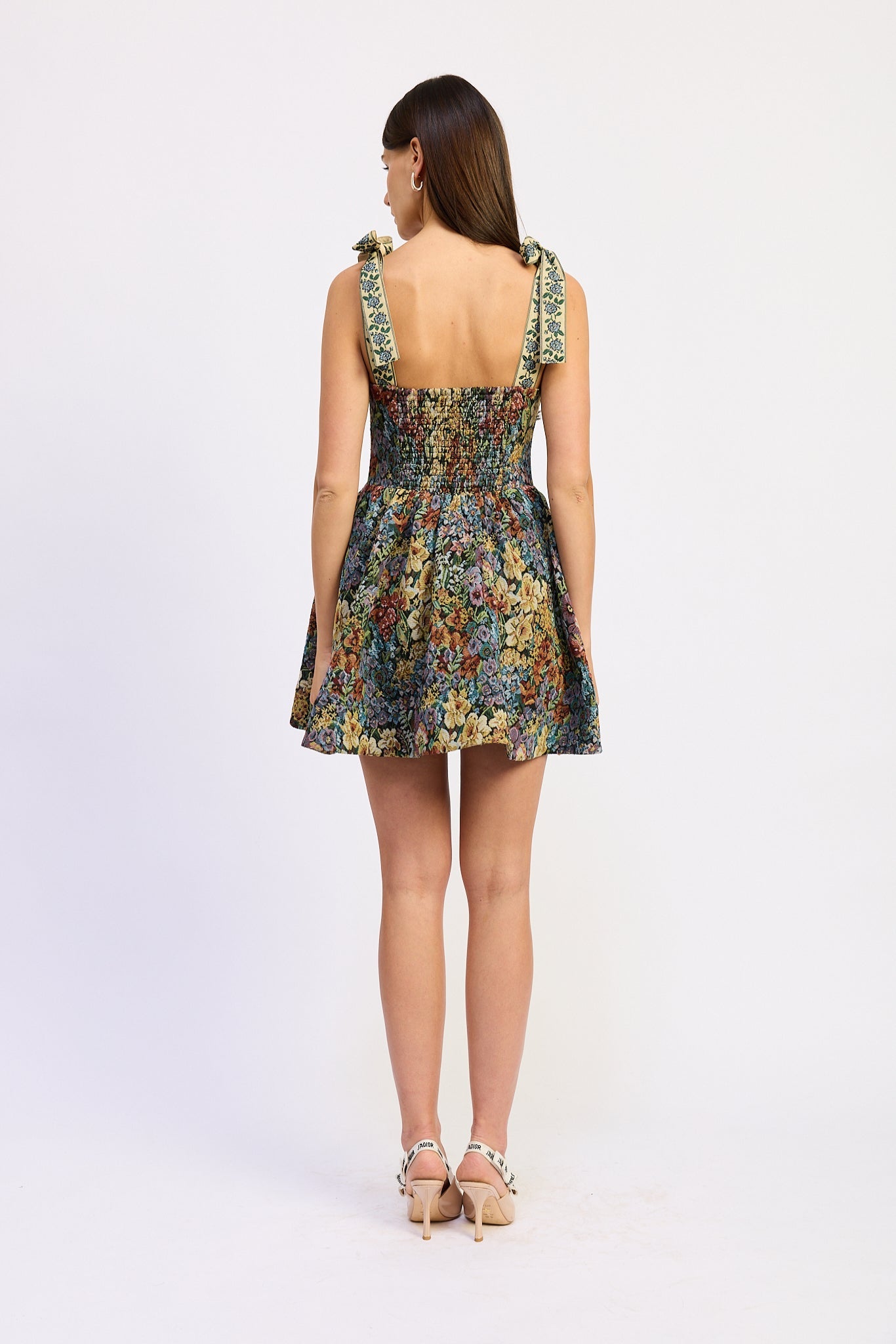 En Saison - Mischa Mini Dress - Black Multi Floral