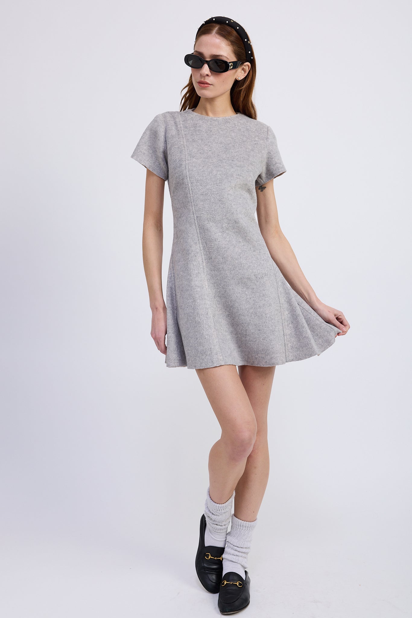 En Saison - Carrington Mini Dress - Gray
