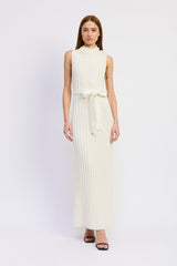 En Saison - Stenson Maxi Sweater Dress - White