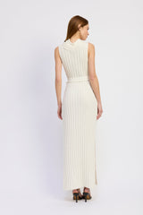 En Saison - Stenson Maxi Sweater Dress - White