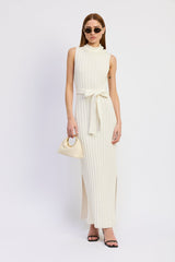 En Saison - Stenson Maxi Sweater Dress - White