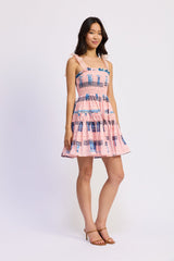 En Saison - Cafe Mini Dress - Blush Navy