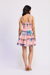 En Saison - Cafe Mini Dress - Blush Navy