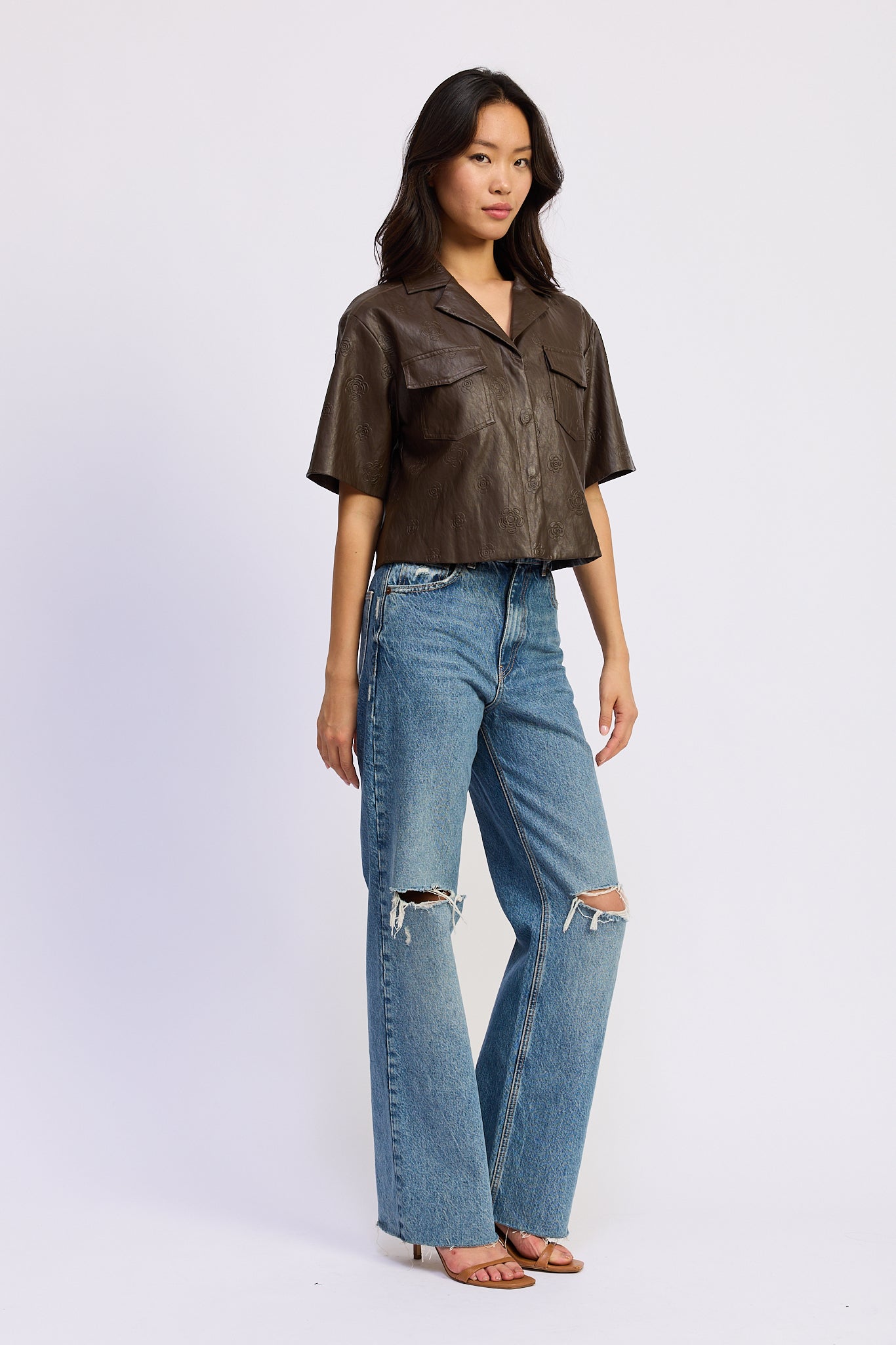 En Saison - Bexley Shirt - Brown