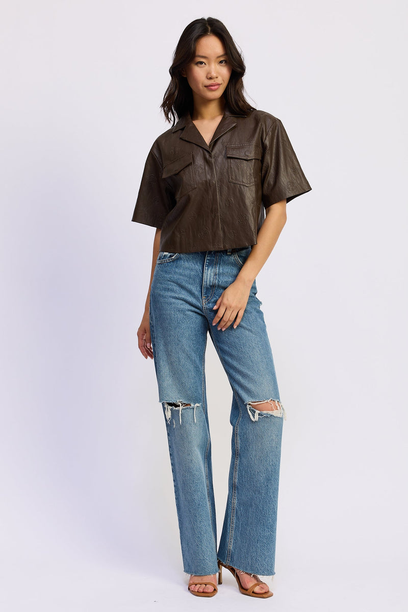 En Saison - Bexley Shirt - Brown