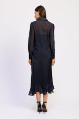 En Saison - Gia Blouse Top - Navy