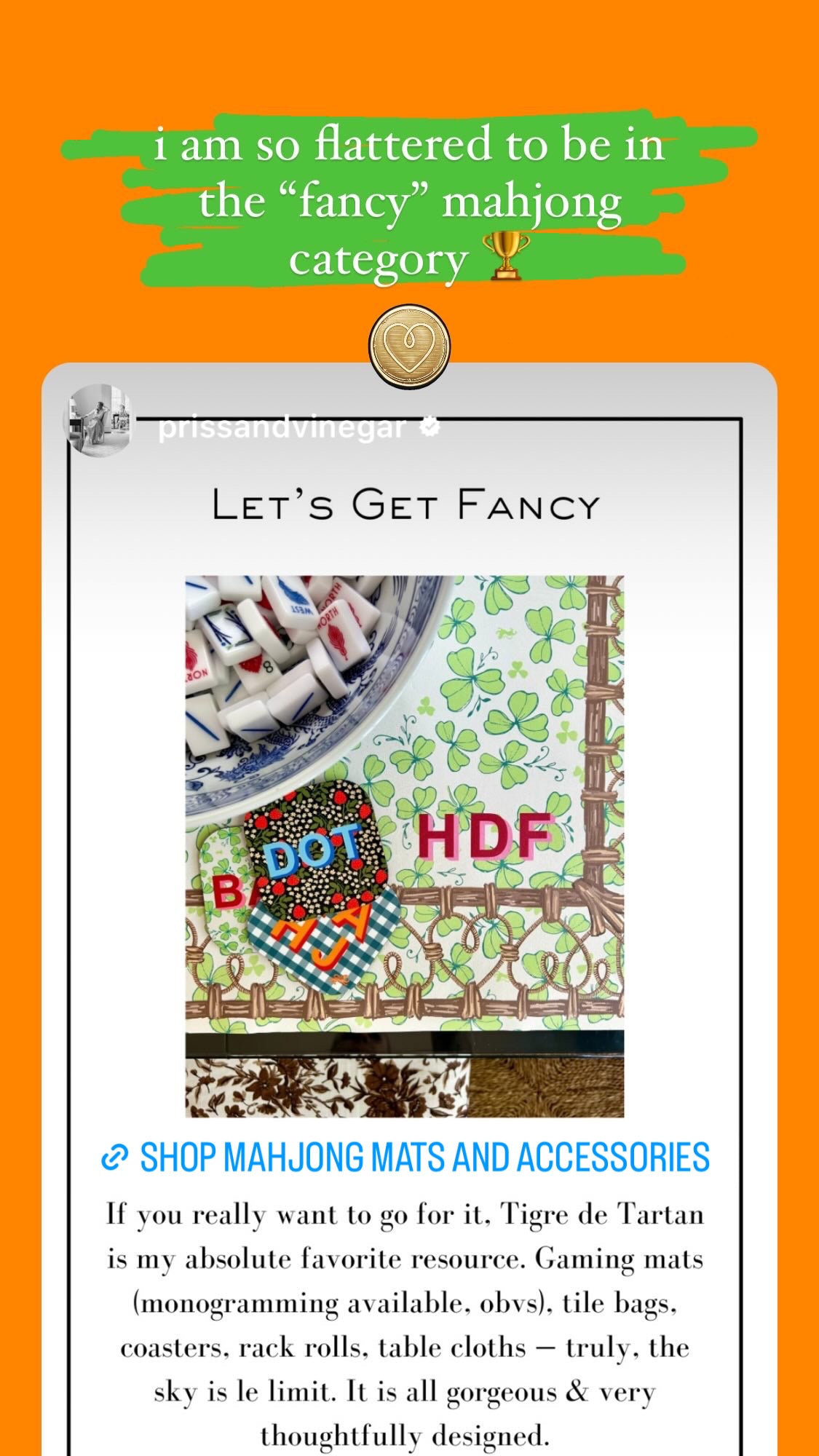 Mahjong Gaming Mat, COCONUT PEONY