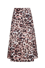 Cara Cara - Aisha Skirt - Abstract Cheetah Ivory