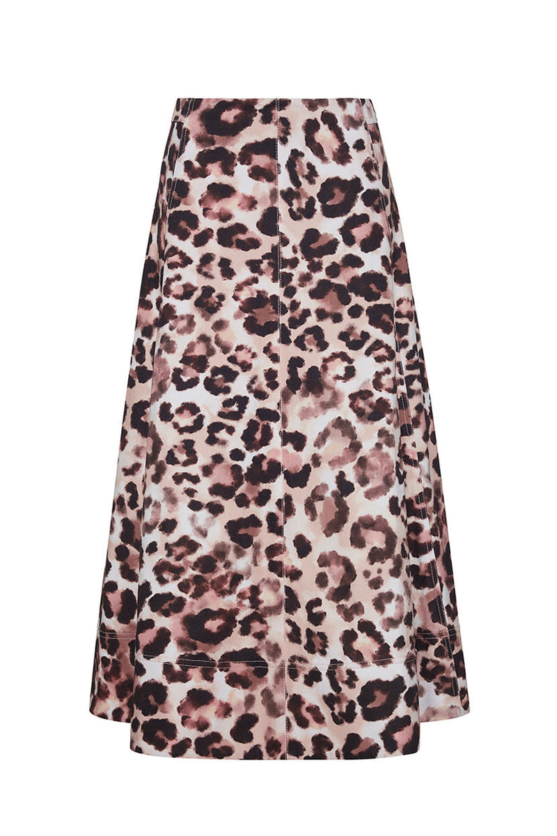 Cara Cara - Aisha Skirt - Abstract Cheetah Ivory
