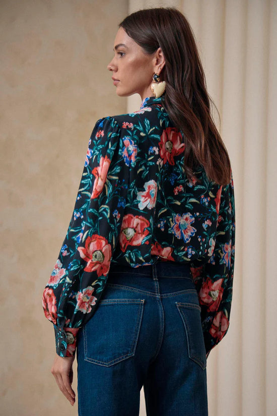 Finley Blouse, Holiday Floral