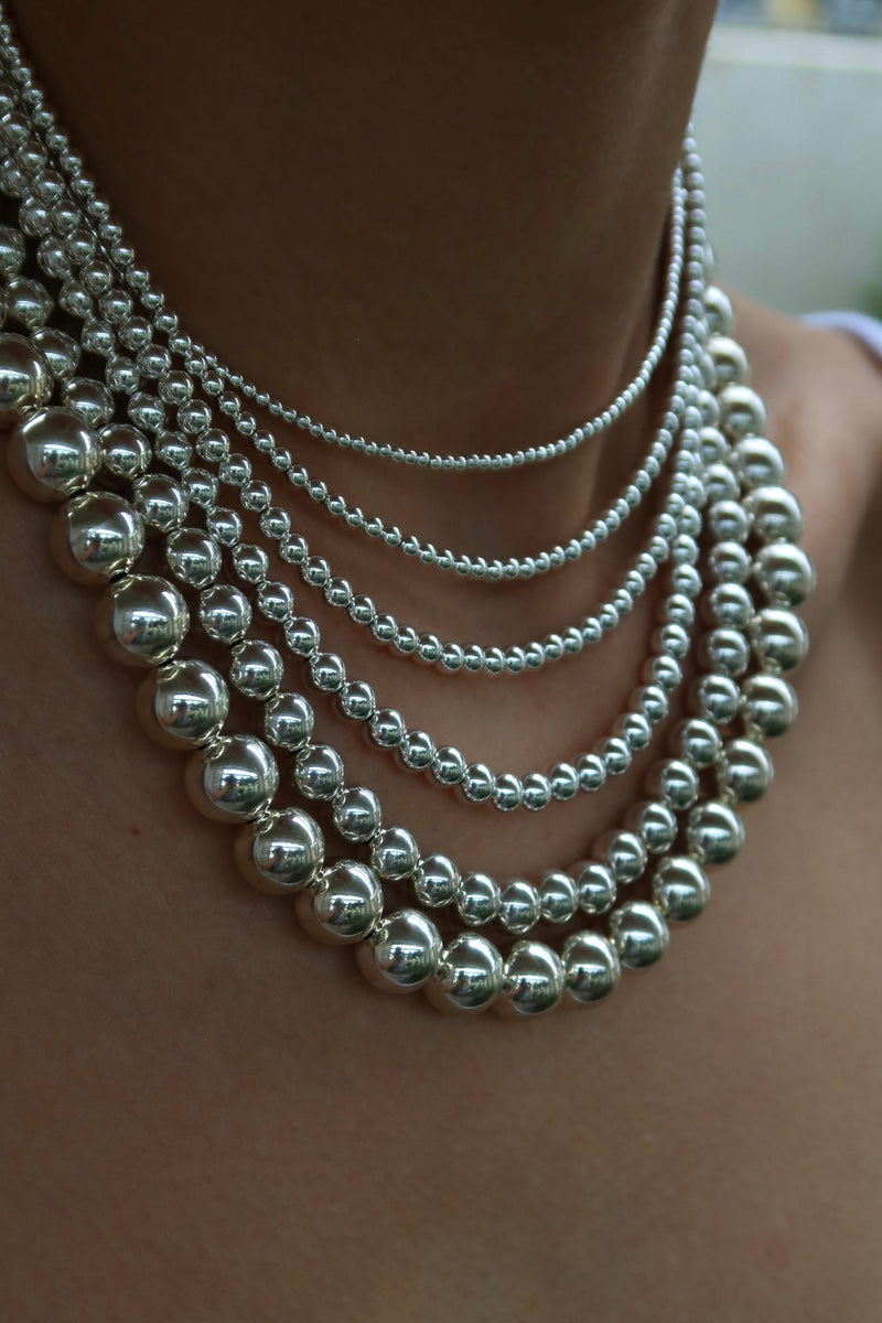 10MM Signature Beaded Necklace