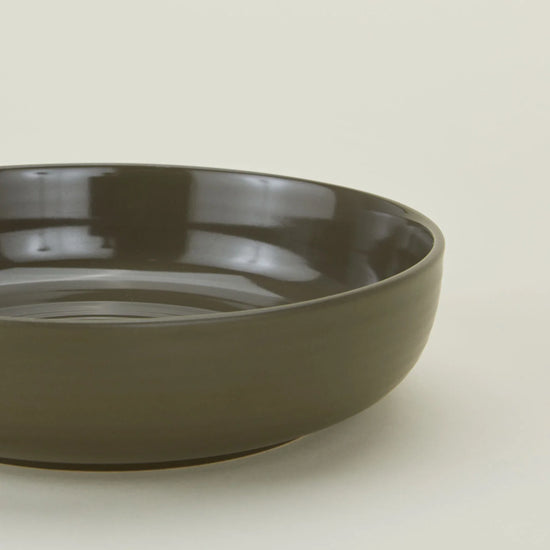 Essential Low Bowl, Olive