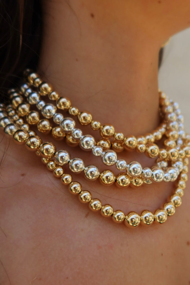 10MM Signature Beaded Necklace