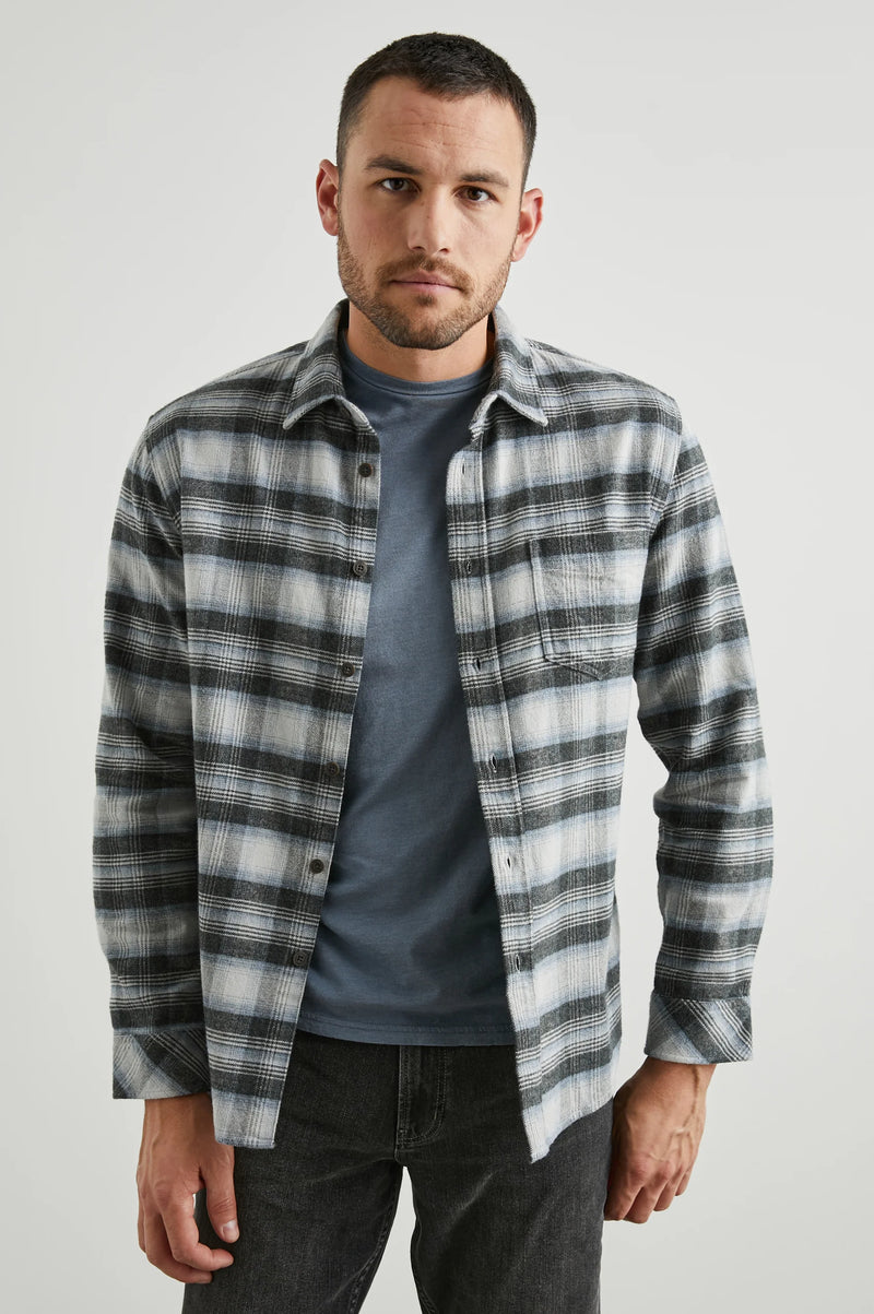 Rails - Forrest Shirt - Charcoal Heather Yucca
