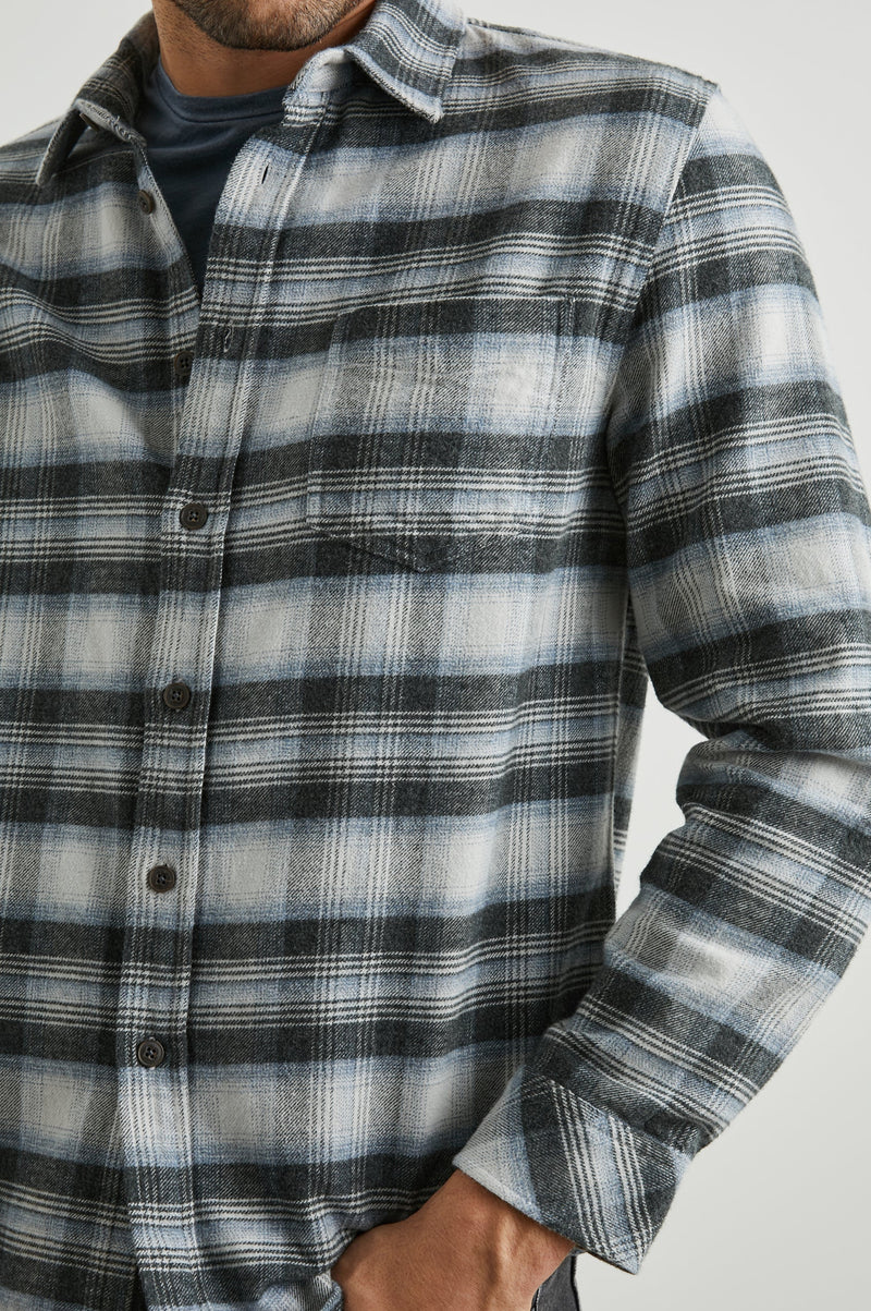 Rails - Forrest Shirt - Charcoal Heather Yucca