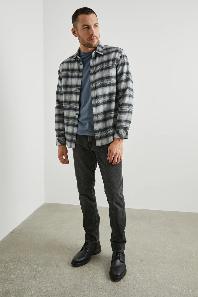 Rails - Forrest Shirt - Charcoal Heather Yucca