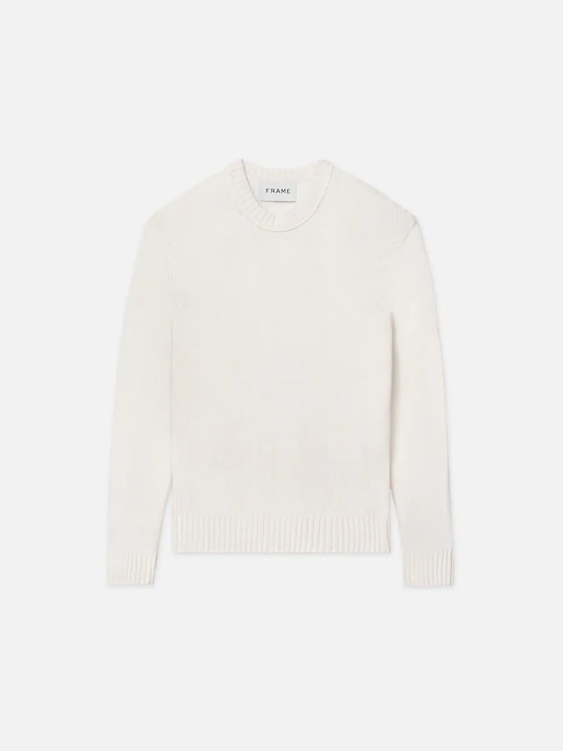 FRAME - Cashmere Crewneck - Cream