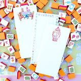Orange Mahjong Ginger Jar Listpad
