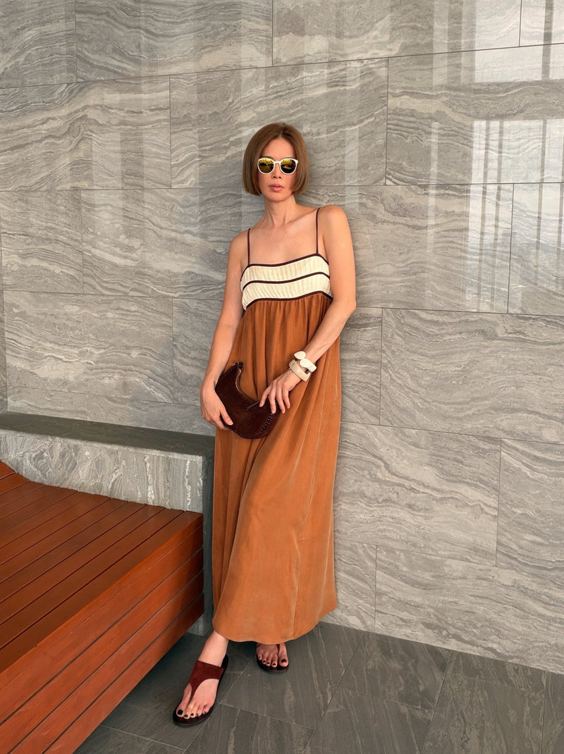 Sancia - The Jules Dress - Ochre