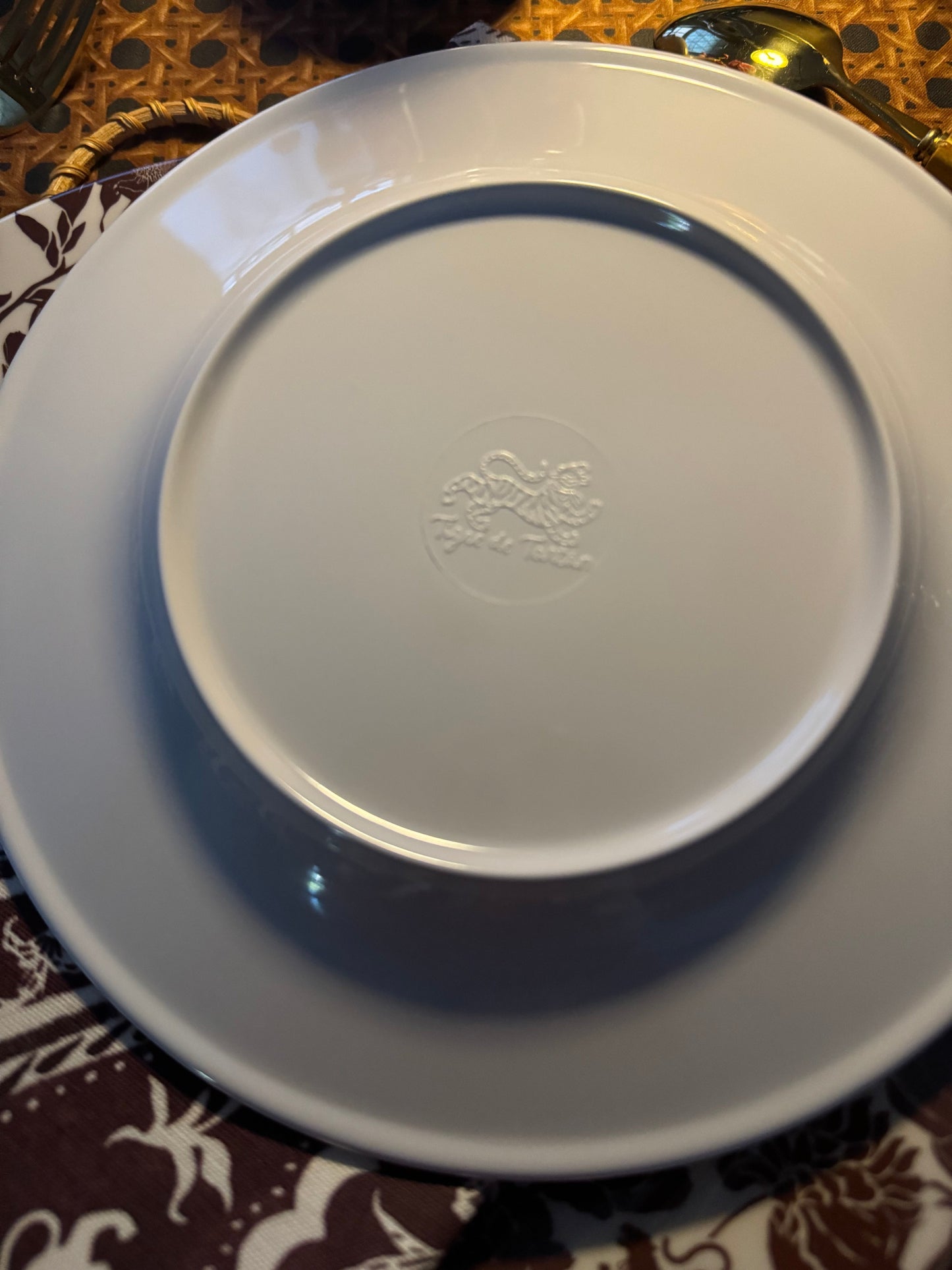8” Melamine Salad / Dessert Plate, ITALIAN PEONY, Set of 6