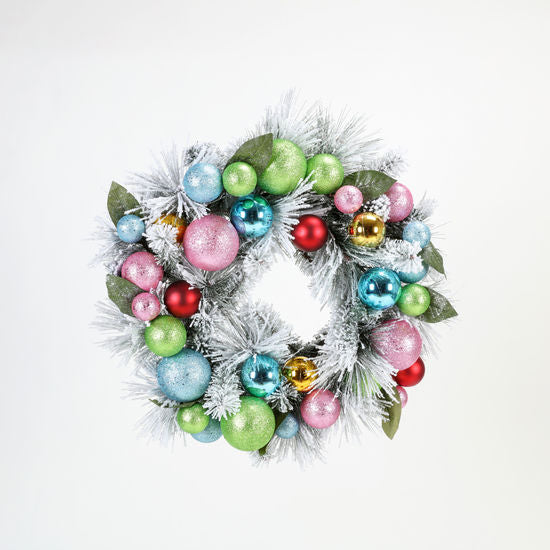 Load image into Gallery viewer, 50&amp;#39;s Snowy Wreath
