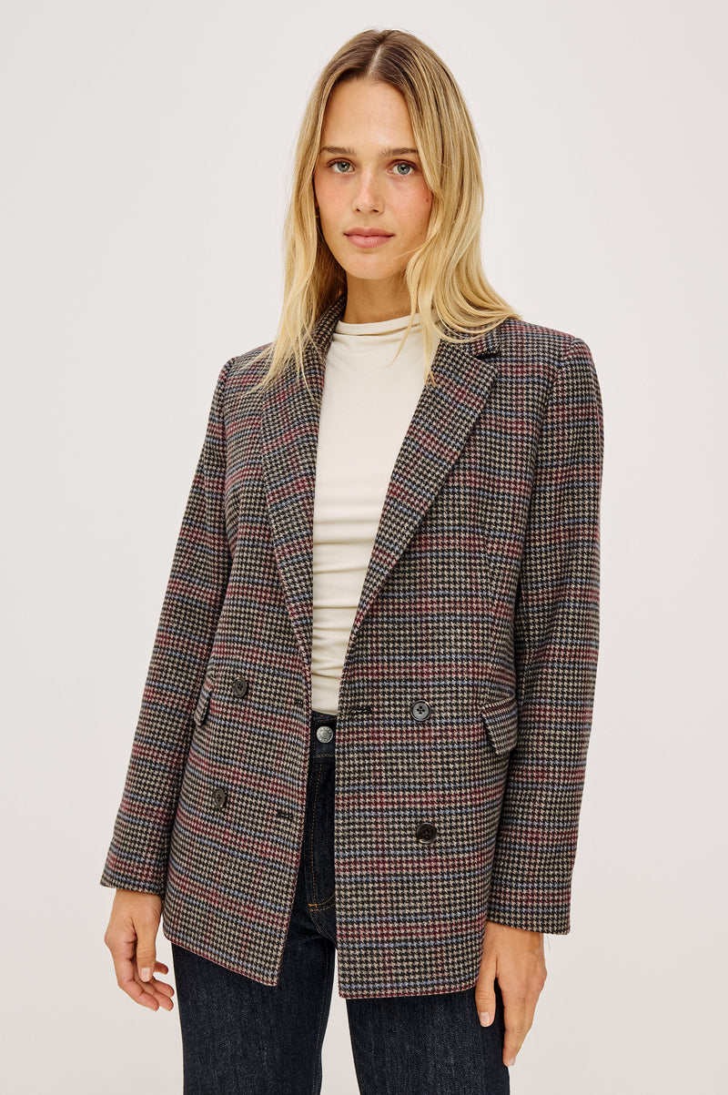Jac Blazer in Oxford Plum