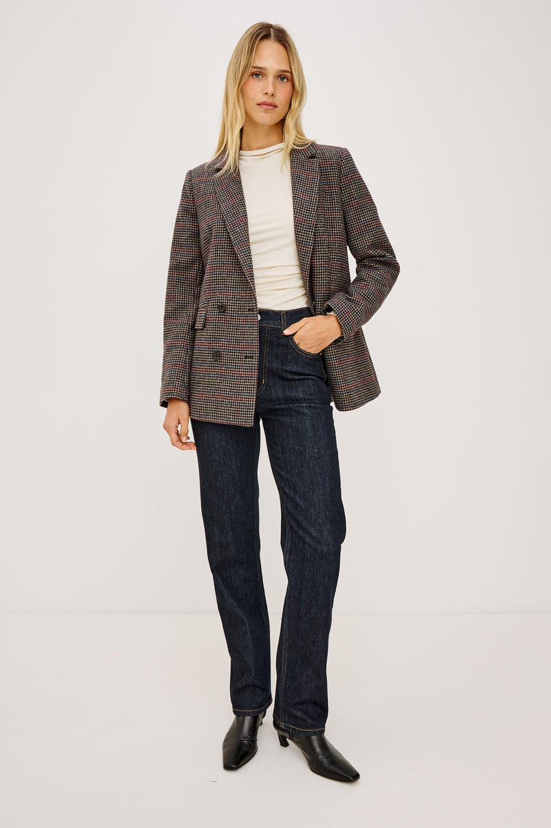 Jac Blazer in Oxford Plum