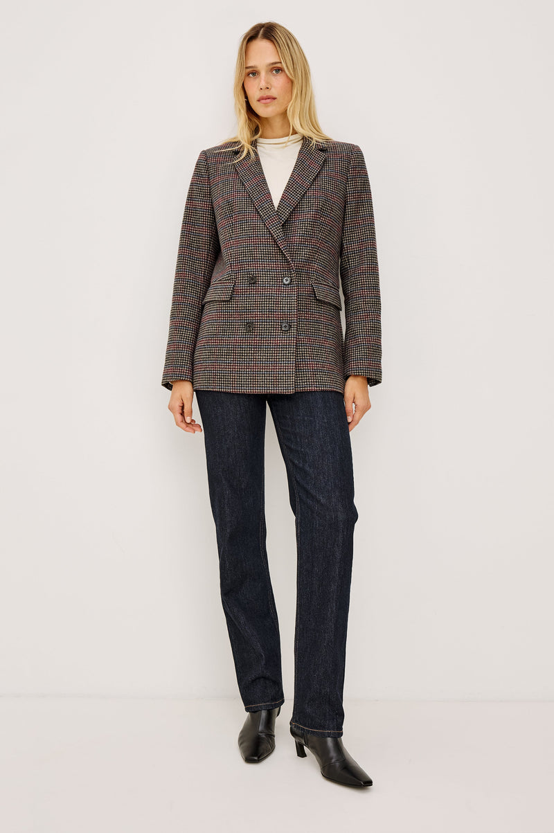 Jac Blazer in Oxford Plum