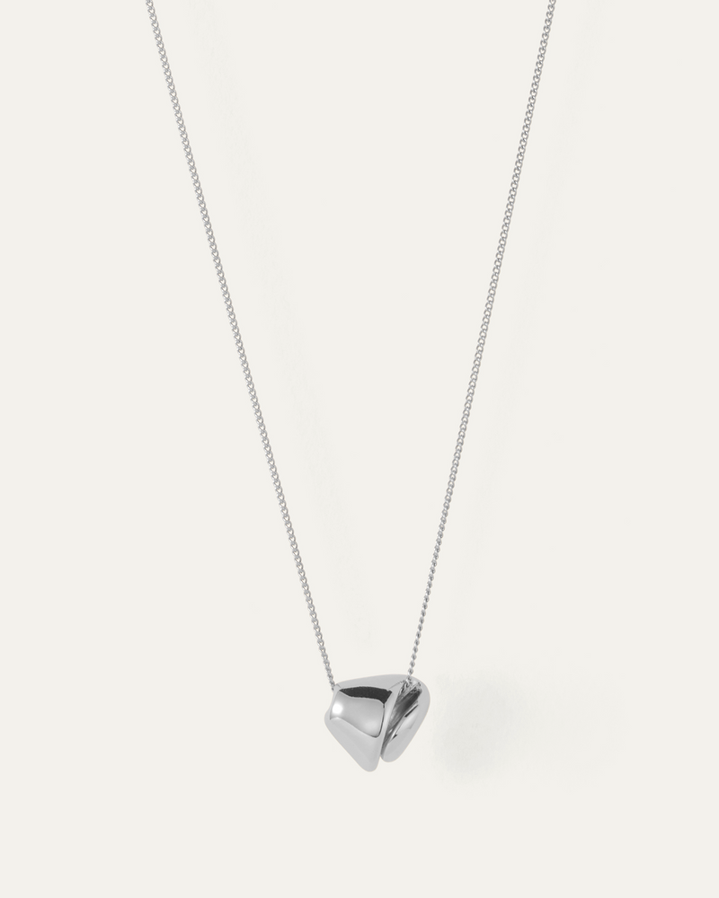 Jenny Bird - Rio Pendant Necklace - High Polish Silver